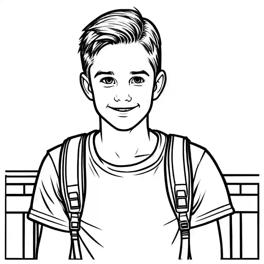 Stepbrother coloring pages